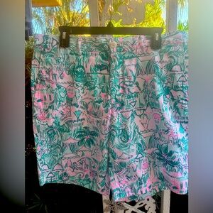 Lilly Pulitzer Pink and Green Men’s  Shorts